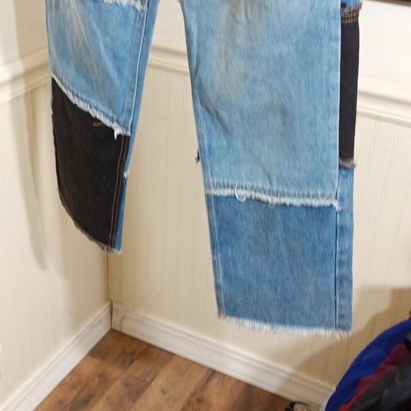 Rue 21 wide leg denim Blue jeans - Picture 6 of 8